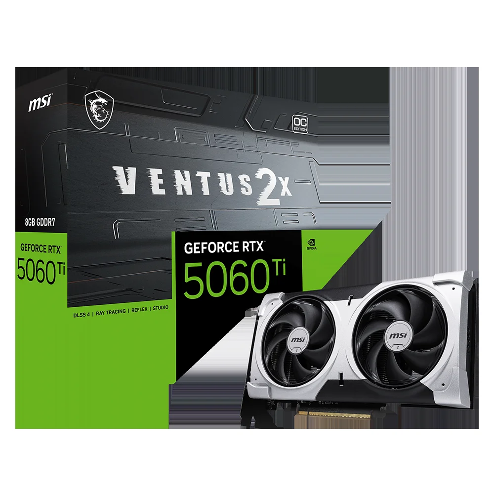 MSI 지포스 RTX 5060 Ti 벤투스 2X OC 플러스 D7 8GB
