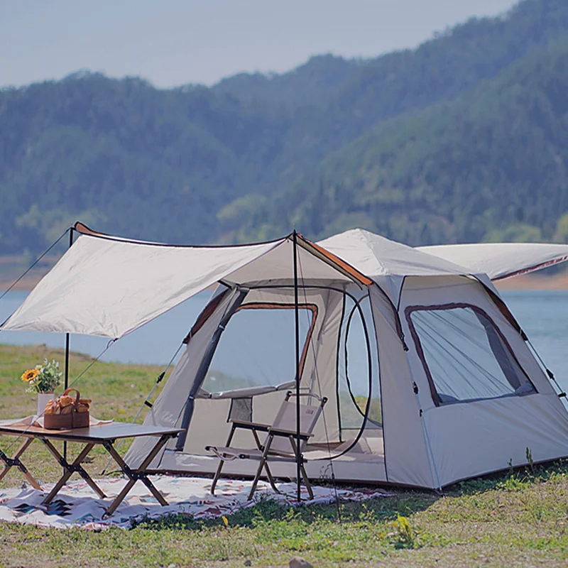 복나이트 캠핑텐트 원터치텐트 방수 차양텐트 돔텐트 텐트추천 운무재 3-4