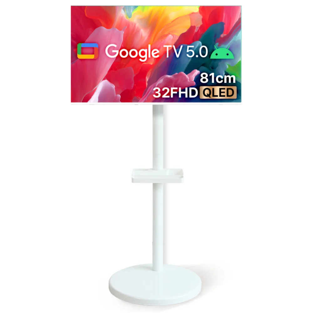 무빙큐빅스 화이트에디션 32인치 FHD QLED 삼탠바이미 퍼스트 셋트