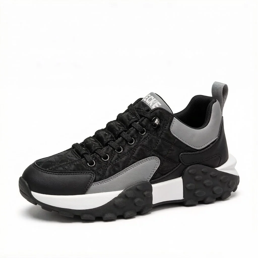 FvaBzon 남성 버튼식 다이얼 등산화 미끄럼 방지 편한 런닝화