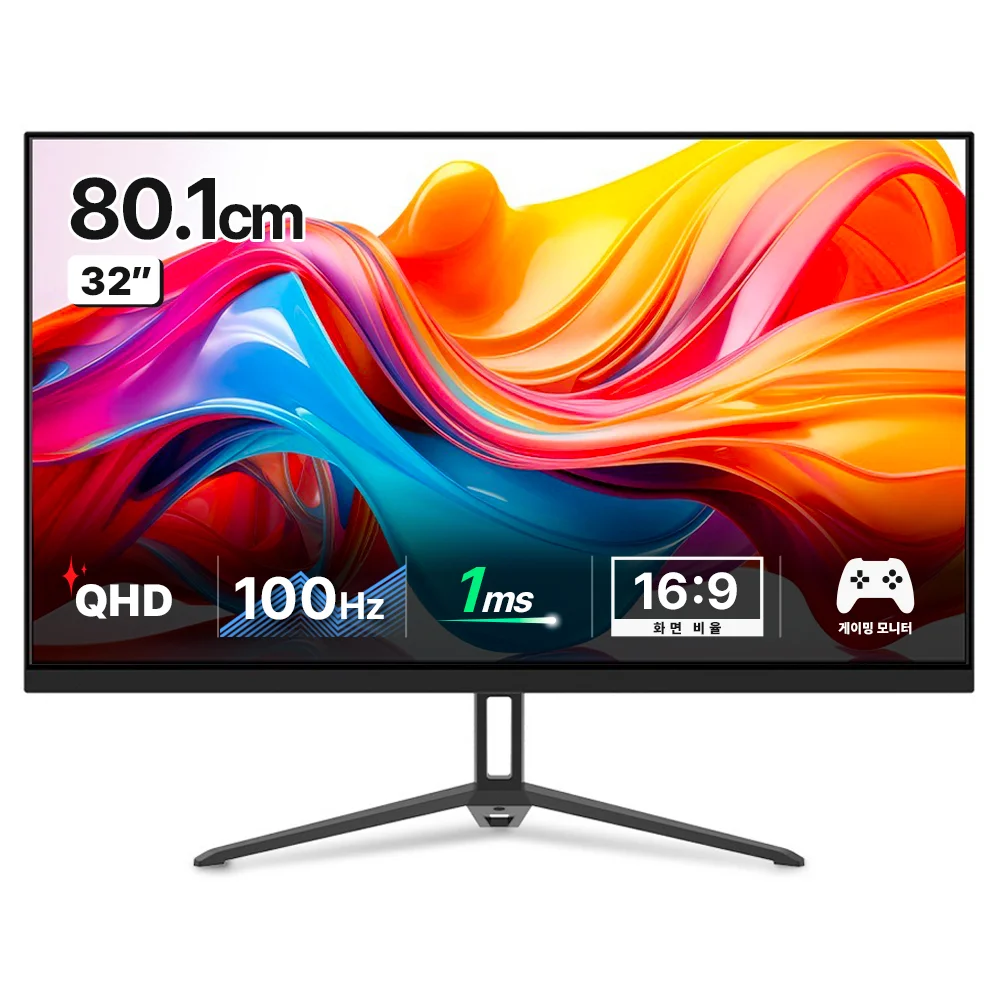 한성컴퓨터 QHD IPS 100Hz 사무용 모니터, 80.1cm, TFG