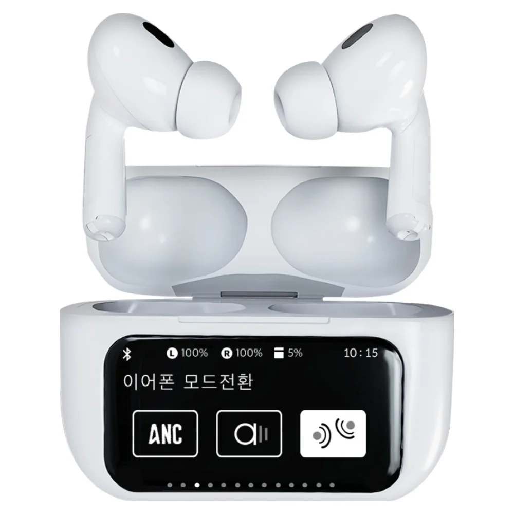 바우아토 노이즈 캔슬링 터치 디스플레이 5.4 커널형 블루투스 이어폰,