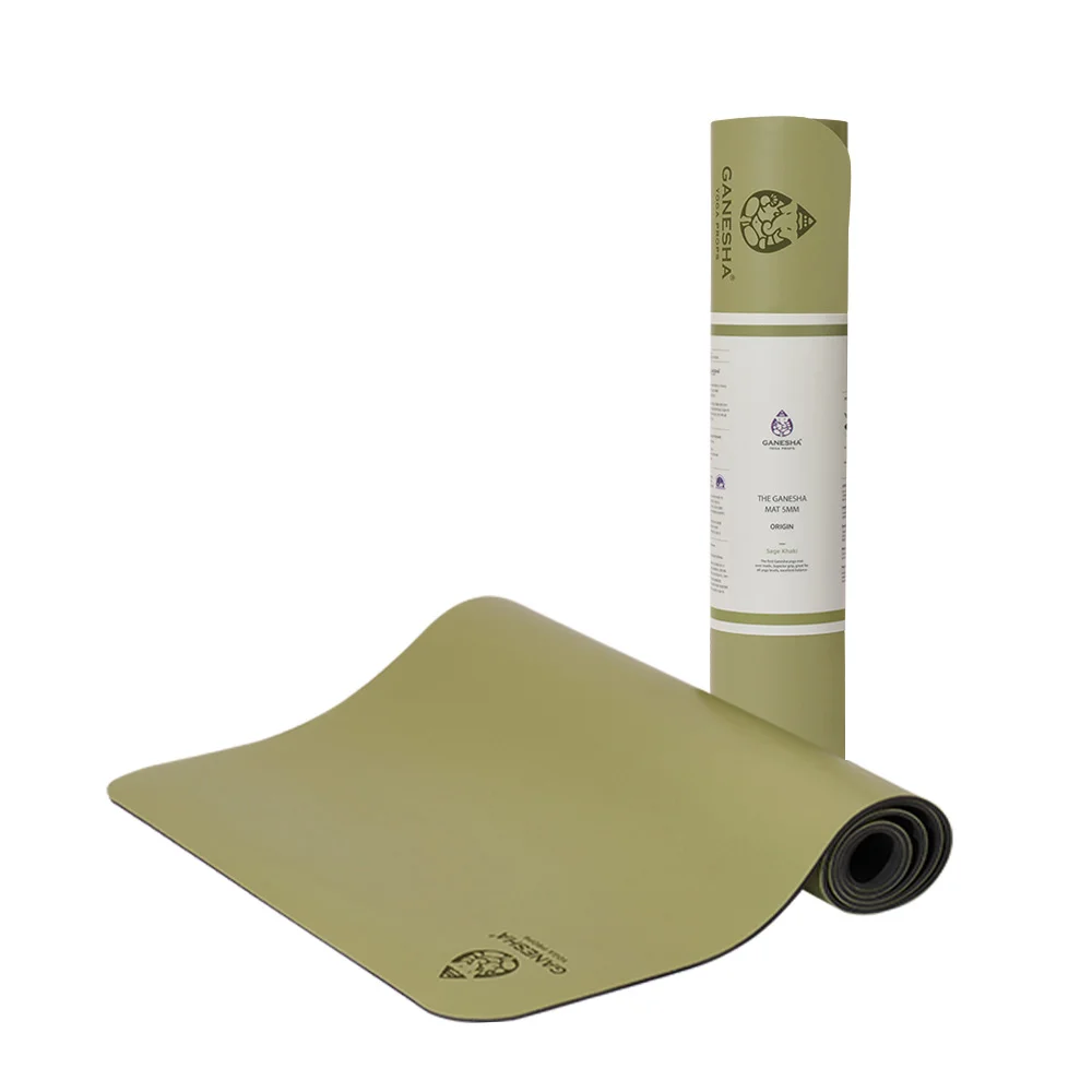 가네샤요가프랍스 가네샤 요가매트 오리진 5mm, Sage Khaki, 1