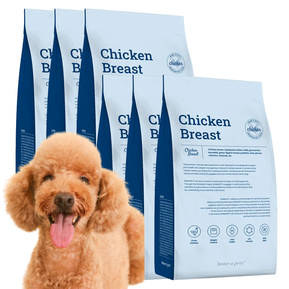 본아페티 플러스 강아지 관절 슬개골 다이어트 닭가슴살 닭고기 프리미엄 수