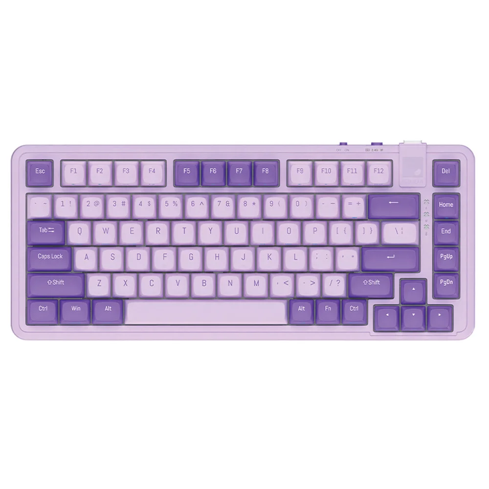 레드빈 더베러 핫스왑 기계식 키보드 A1 피치축 무선 텐키리스 저소음,