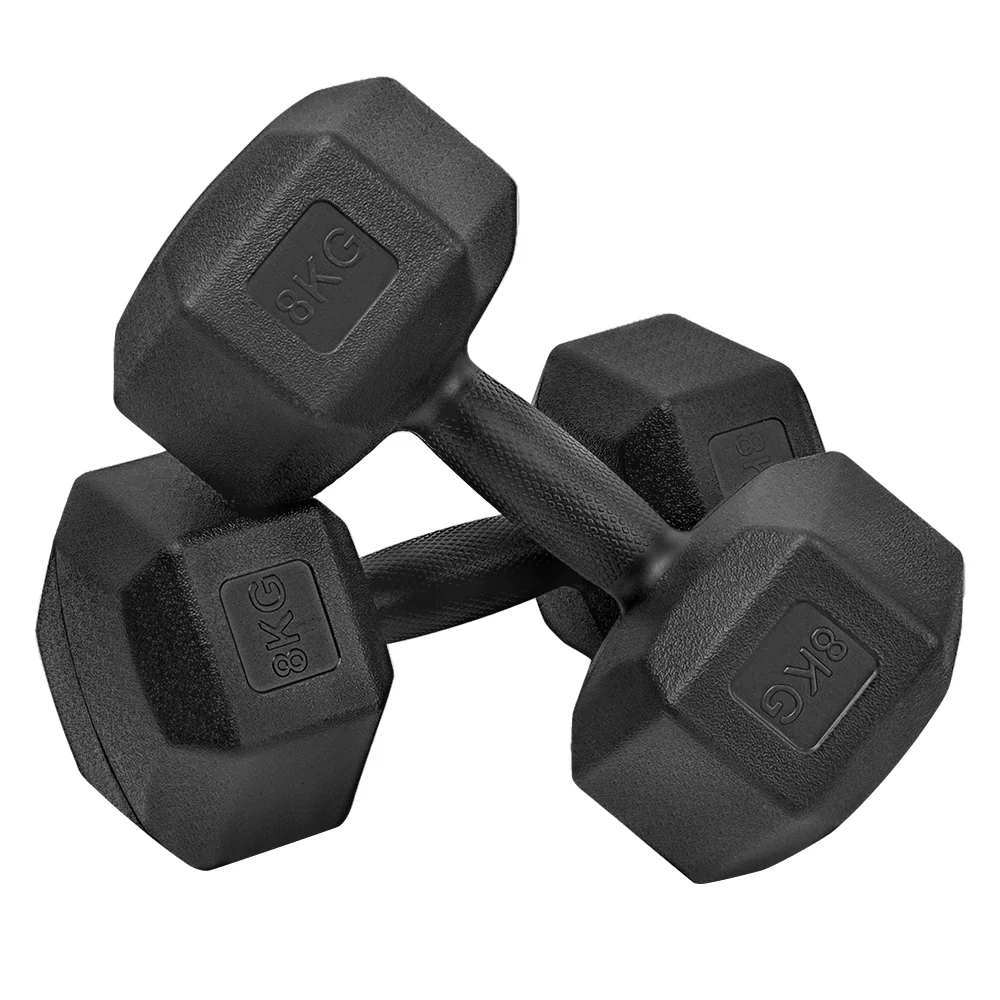 코멧 스포츠 고중량 육각 덤벨 아령 블랙