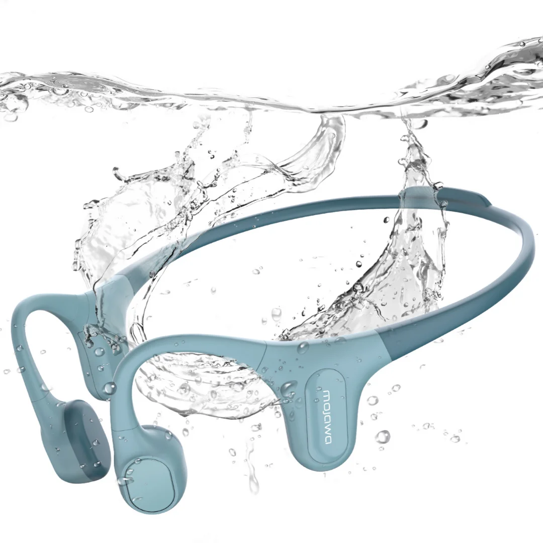 모자와런플러스 RUNPLUS 골전도블루투스 무선이어폰 넥밴드오픈형, 블루