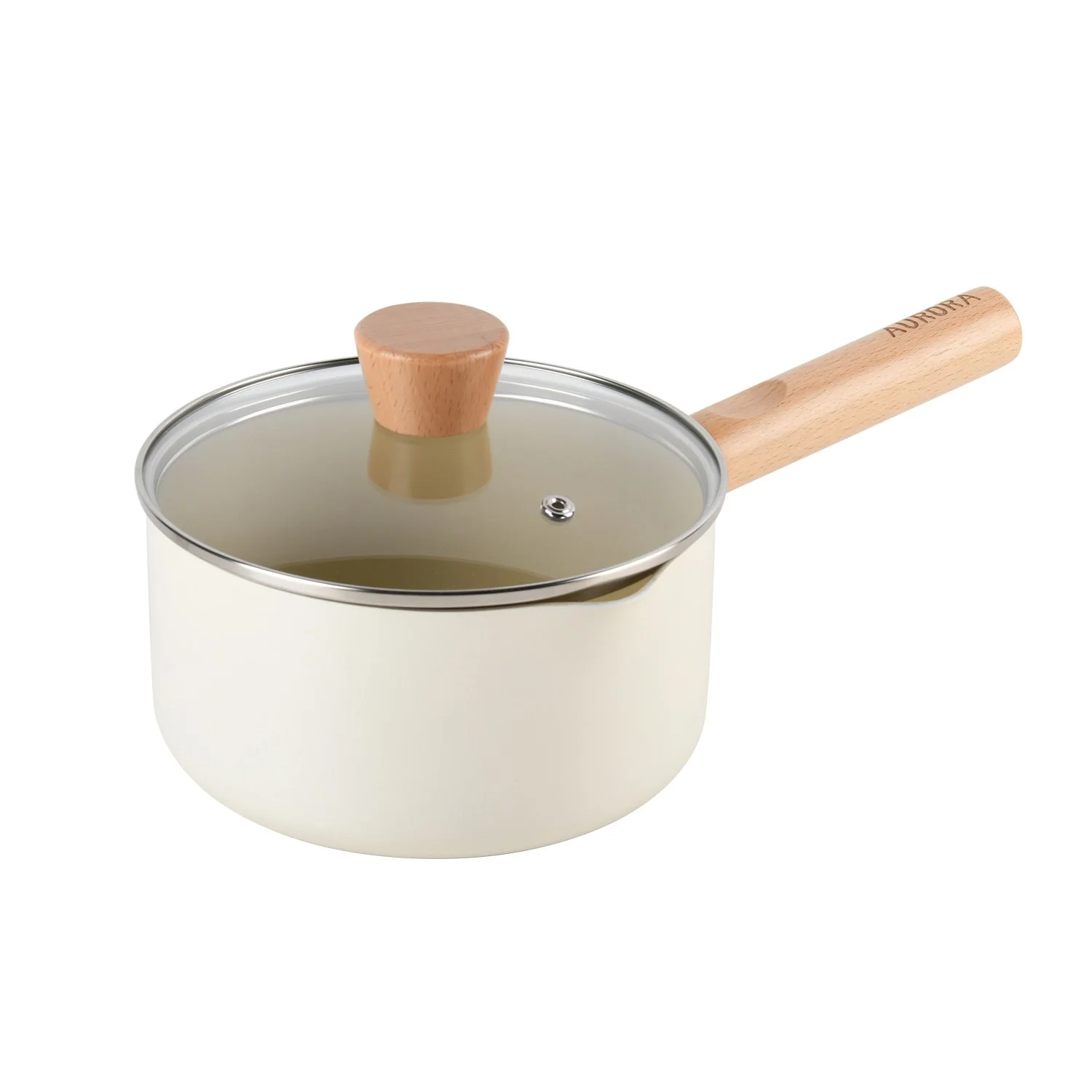 AURURA 냄비 이유식냄비 라면냄비 인덕션 가스레인지 겸용 세라믹코팅