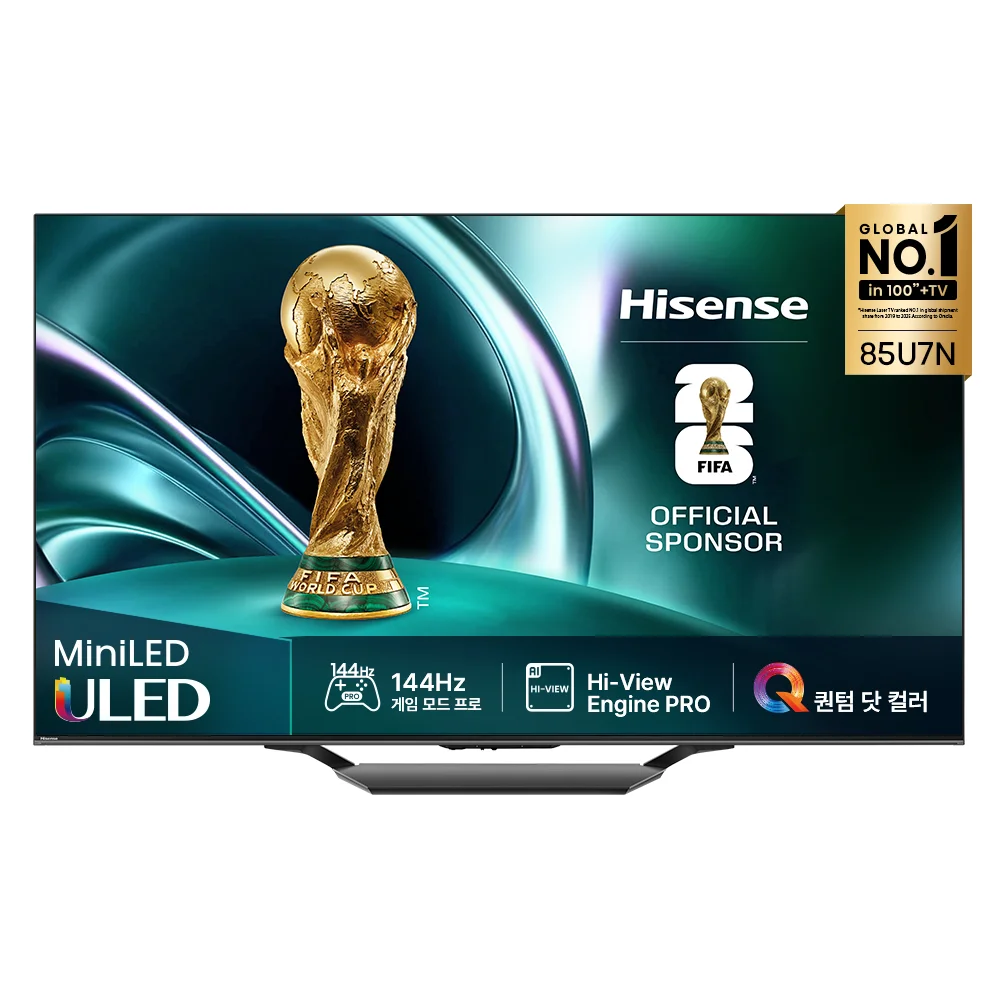 Hisense 하이센스 4K QD Mini LED 스마트TV, 215cm