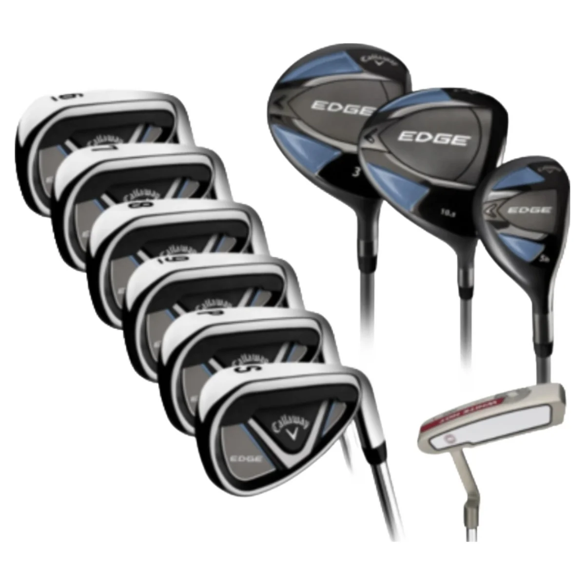 신형 캘러웨이 에지 Edge 정품 남성 여성 골프클럽 10개 세트 Cal