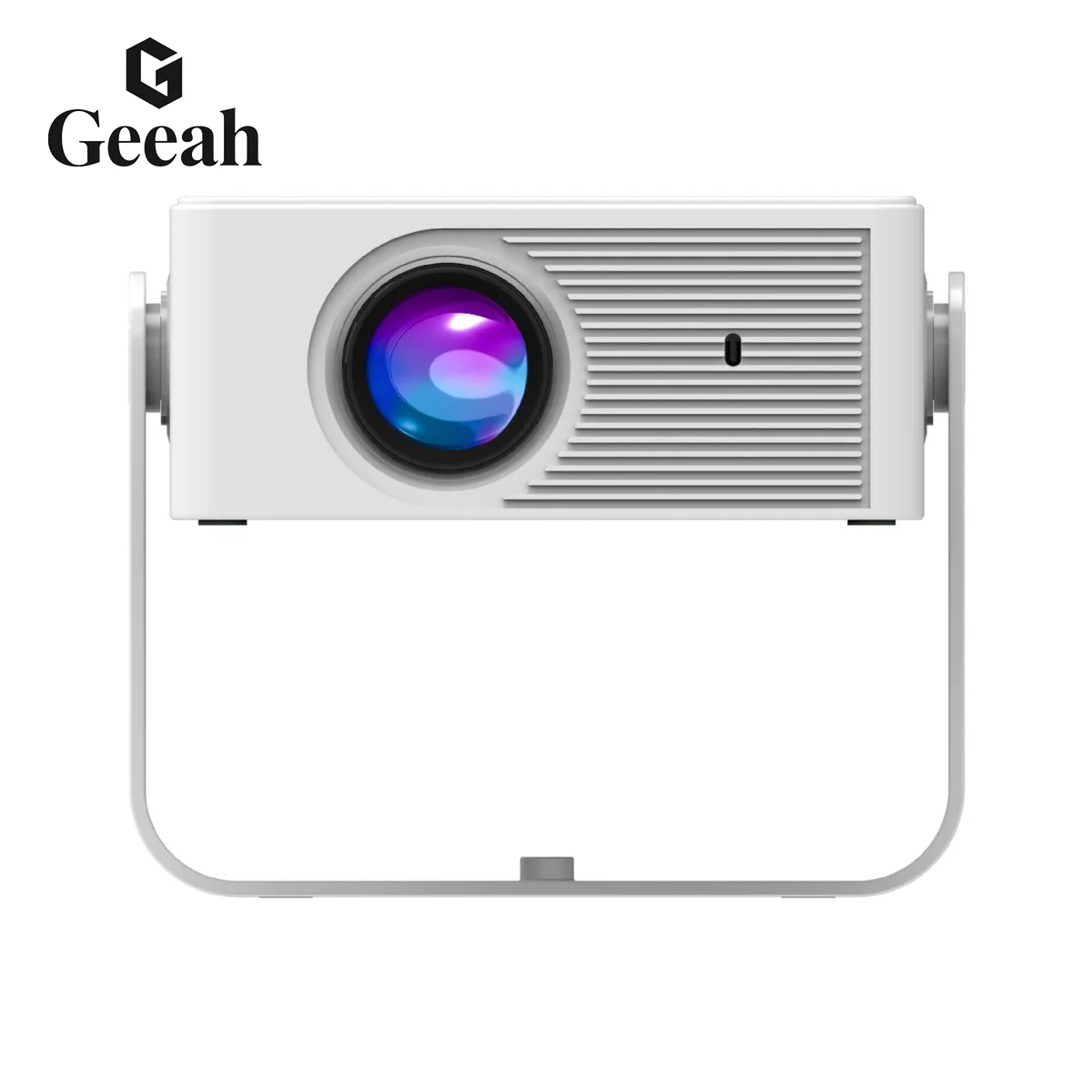 Geeah 빔프로젝터 미니 초고화질 가정용 영화관 입력 지원 WiFi6