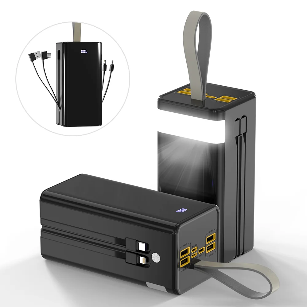 WOWWAY 대용량 보조배터리 50000mAh 고속충전 PD+QC3.0