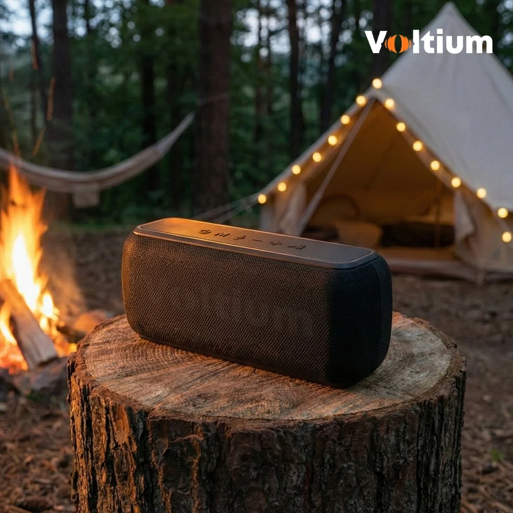 50w 고출력 볼티움 블루투스 스피커 리버브온 R-800, 미드나잇 블랙