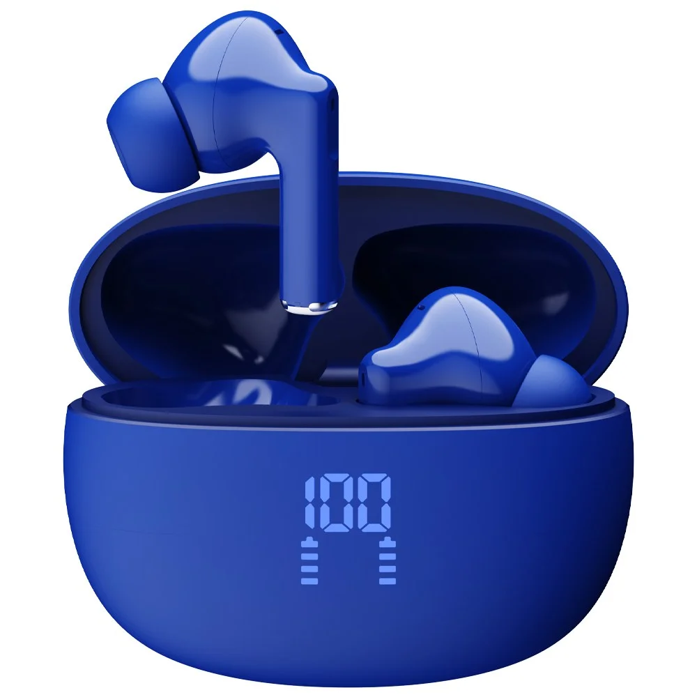 프랑스 톰슨 ENC 노이즈 캔슬링 LED 블루투스 6.0 이어폰 무선 방