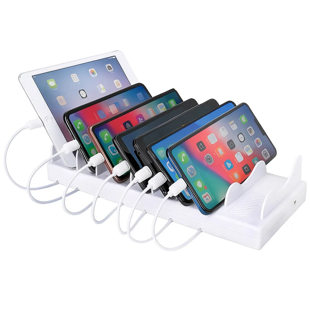 팝폰 7포트 확장가능 테이블오더 화재방지 업소용 초고속 멀티충전기 TC7