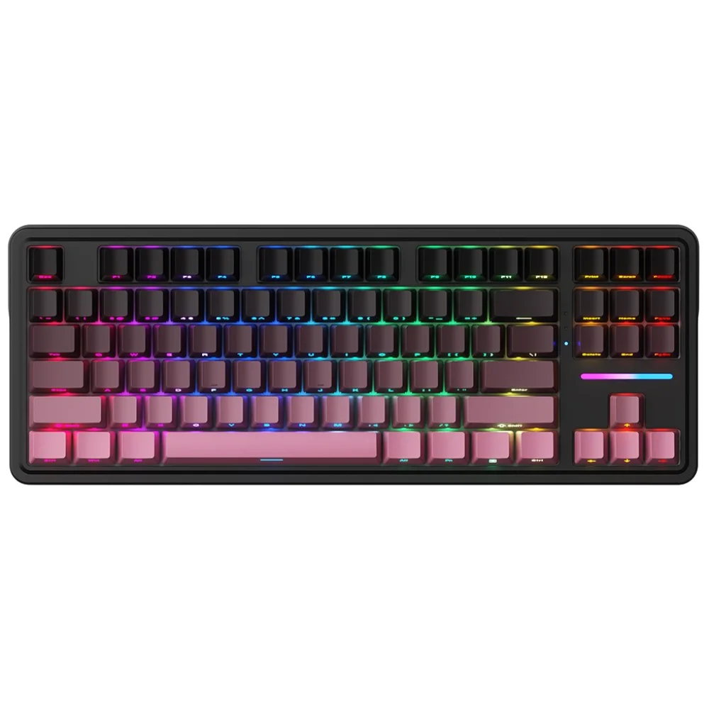 Machenike 메카닉 KG87 RGB 무선 게이밍 기계식 키보드, 라