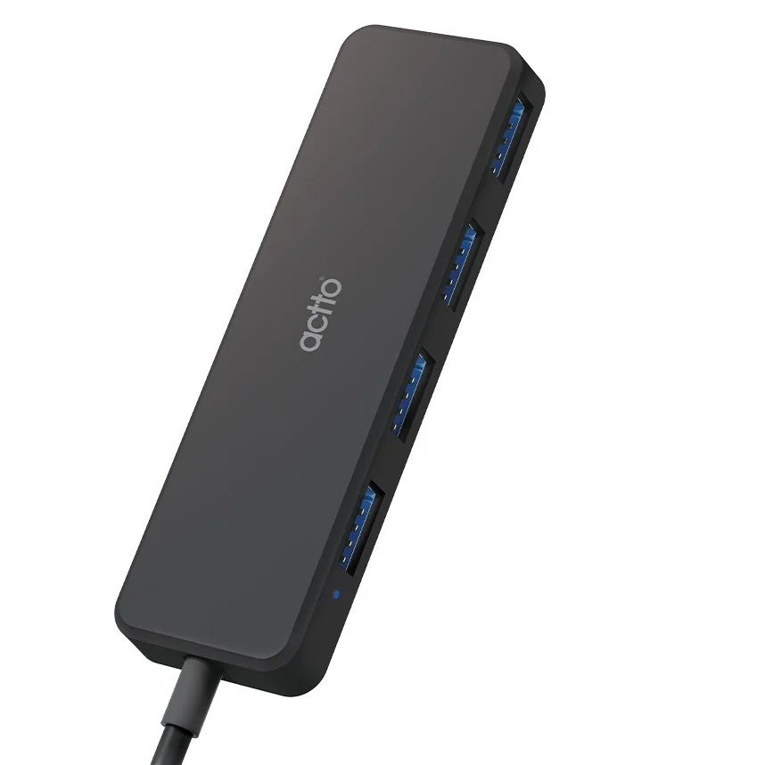 엑토 USB 3.2 Gen1 4포트 초고속 데스크탑 1m 멀티 허브 HU
