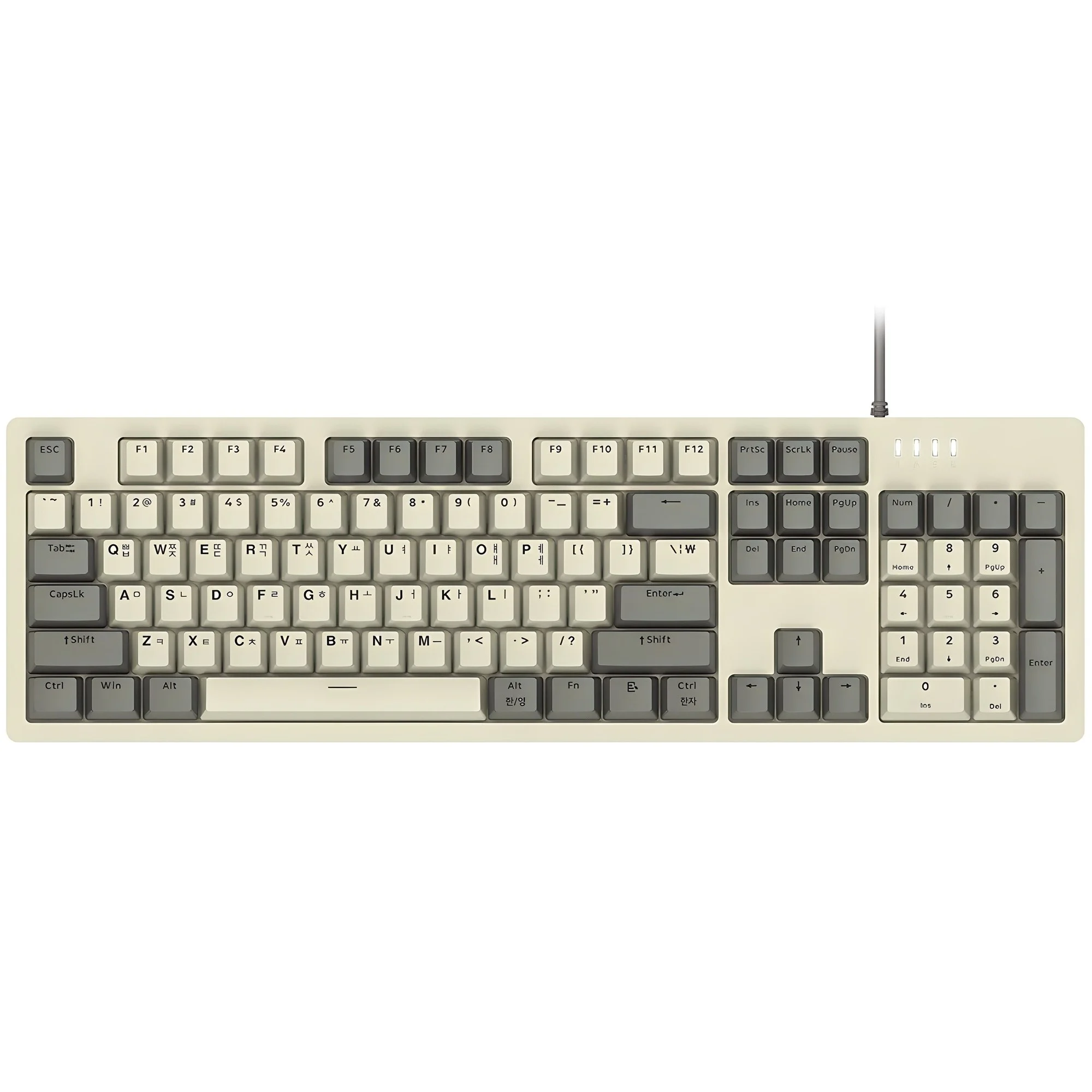 앱코 레트로 기계식 게이밍 유선 일반형 키보드