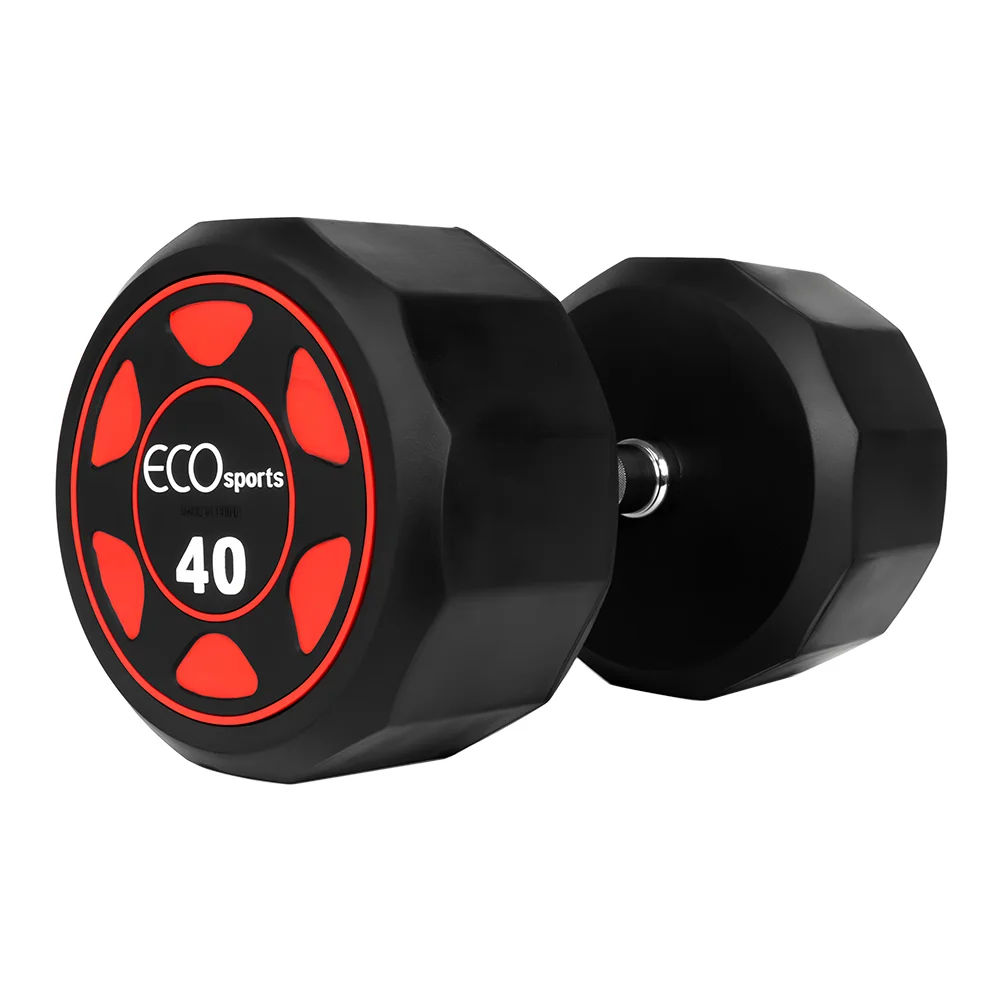 에코스포츠 고중량 12각 파워 덤벨 아령, 1개, 40kg