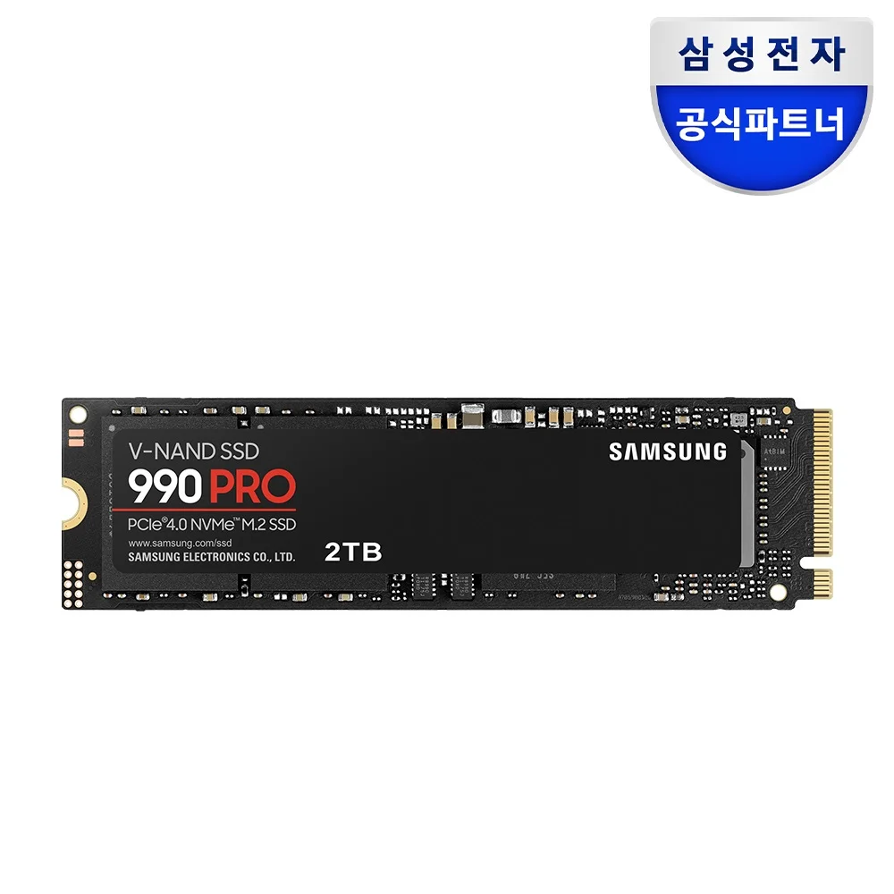 삼성전자 990 PRO M.2 NVMe PCIe4.0 SSD, 2TB,